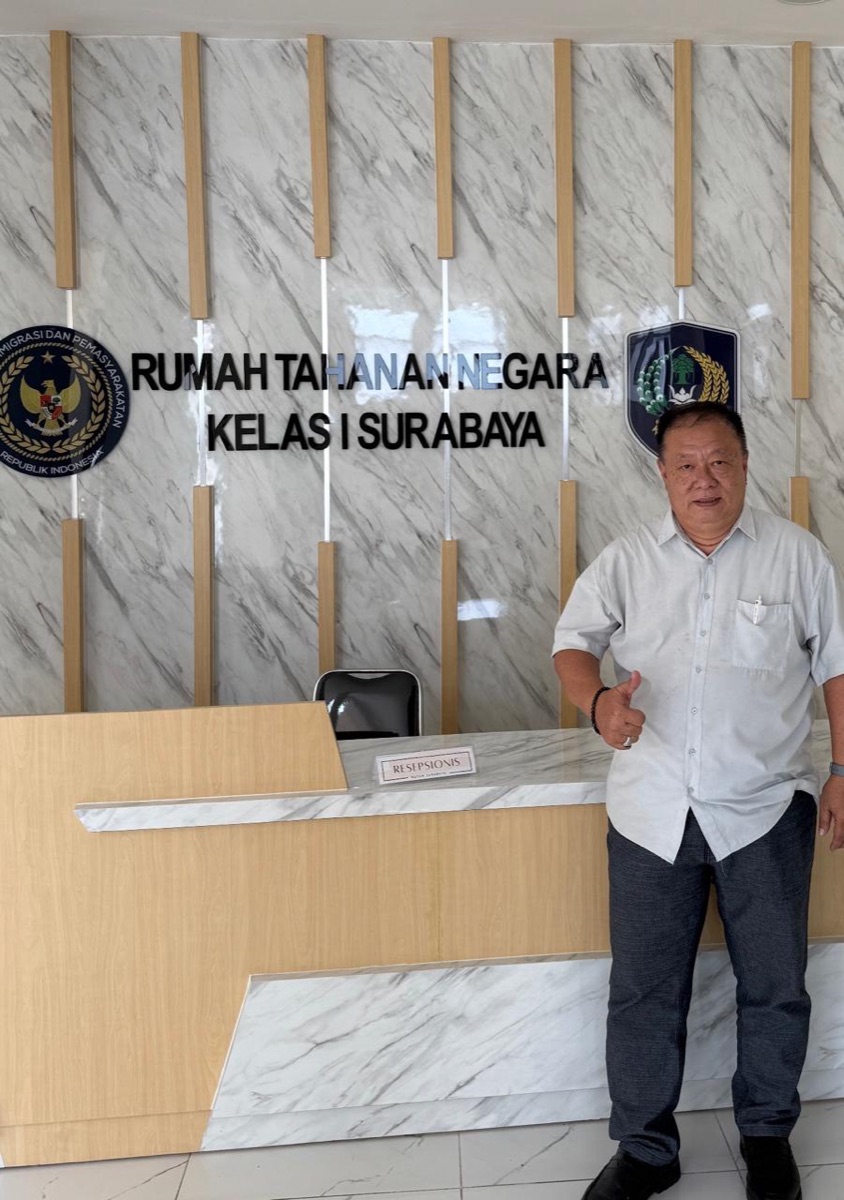 Joenus Koerniawan di Rumah Tahanan Negara Kelas I Surabaya